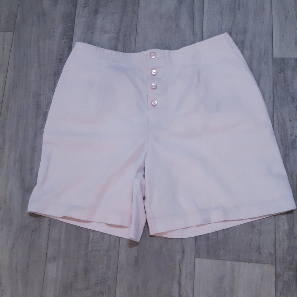 Womens Pastel Suit Shorts Pink CHIC 10